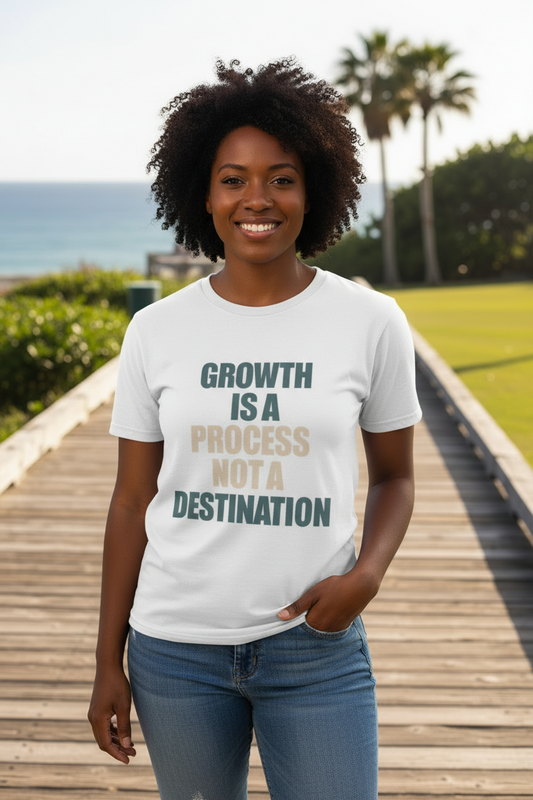 Growth Is a Process Inspirational Graphic Tee