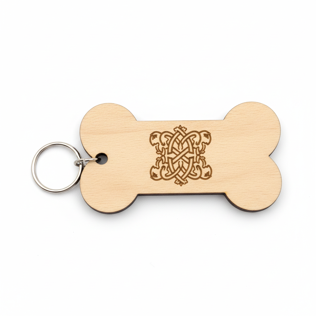 Custom MDF Keychain