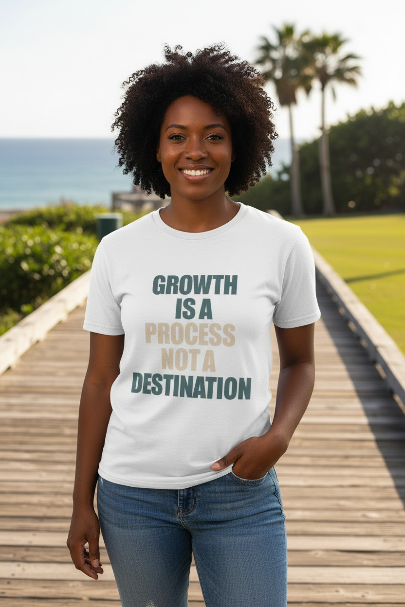 Growth Is a Process Inspirational Graphic Tee