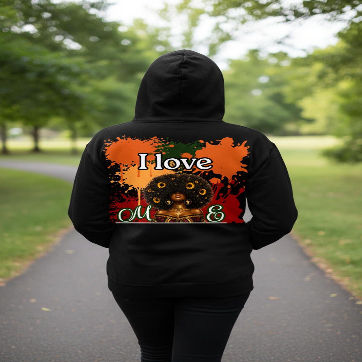 “I Love ME” Afro Queen Statement Tee