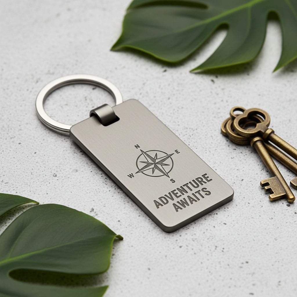 Custom MDF Keychain