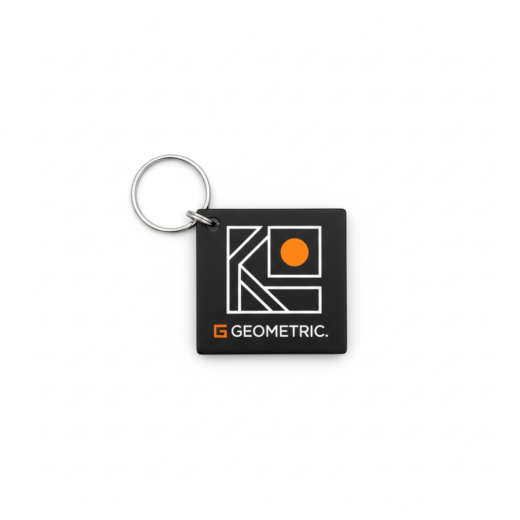 Custom MDF Keychain